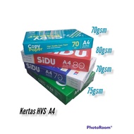 Hvs A4 SIDU Paper 70gsm And 80gsm