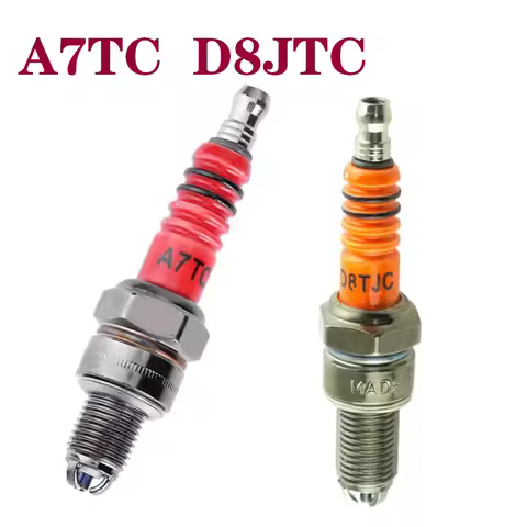 Racing Three-Electrode 3 Electrode Spark Plug D8TJC A7TC for 50cc 70cc 90cc 110cc 125cc Dirtbike ATV