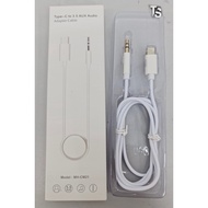 READY STOCK❤️‍🔥 MH-CM21 TYPE-C TO 3.5MM AUX AUDIO ADAPTER CABLE