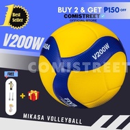 MIKASA V200W V300W V330W VolleyBall Size 5 Competition Training PU Olympic Game Mikasa Volleyball V2