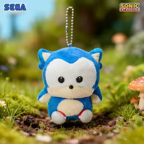 SEGA Prize Sonic The Hedgehog Tails Mini Plush Keychain Cooro Series Soft Stuffed Animal Bag Pendant