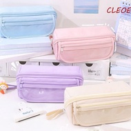 CLEOES Pencil Cases, Minimalism Waterproof Pencil Bag, Korean Cosmetic Pouch Large Capacity Pencil Holder Stationery