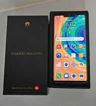 香港行貨-有Google Huawei Mate 30 pro 8/256g 華為 (已升級鴻蒙4.2+ Google GMS-$300) 連盒充電全套 Leica lens，Replaced wit