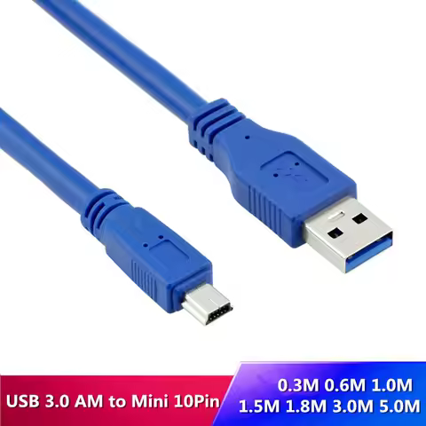 USB 3.0 A Male to Mini 10Pin B Extension Cable USB 3.0 A male to Mini USB cable 0.3M/0.6M/1M/1.5M/1.