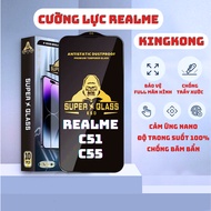 Realme C51, C55 Kingkong full screen tempered glass | Screen protector for Realme | OPKEM