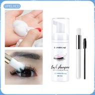 [vpelkcd] Eyelash Extension Shampoo Lash + Brush / 50ml / Eyelid Foaming Cleanser/Wash for Extension