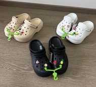 Crocs 增高厚底鞋