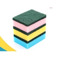 Dishwashing Foam Sponge 5 Colors 1 SET CONTENTS 10 Pcs mix S-186
