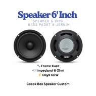 (NEW) 6 Inch Speaker Diameter 16.5 cm - 15 Watt || 6 Ohm – Active & DIY Audio Speakers
