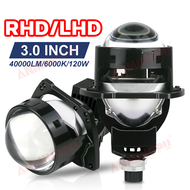 【RHD】2pcs 3inch RHD Car Headlight Projector Lens Bi-LED G5 3R 130W 60000LM Headlight Projector Led L