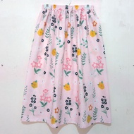 Facial tube top, scrub tube top, rainbow flower spa tube top