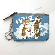 Cute Tailor Mofusand Cat Ezlink Card Pass Holder Coin Purse Key Ring