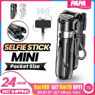 Remax P80 Mini Selfie Stick Tripod 3 in 1 Travel 360 Rotate Bluetooth Remote Monopod Selfie Stick An