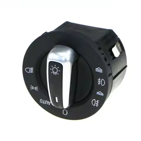 Car Chrome Headlight Switch Control Fog Light Switch Control for A6 S6 C6 RS6 Allroad Q7 4FD941531A 
