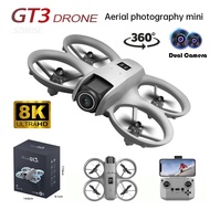 Gt3 Mini Foldable Drone With Lights 8k Aerial Photography Optical Flow Positioning 360° Obstacle Avo