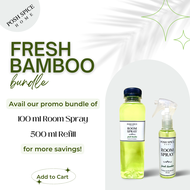 Fresh Bamboo Room Linen Spray Refill Air Freshener Deodorizer Aromatherapy Disinfecting 500ml Odor E