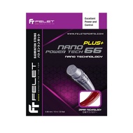 Fleet Felet Nano power Tech 66 Plus + Performance Badminton Racket String (Japan Technology)