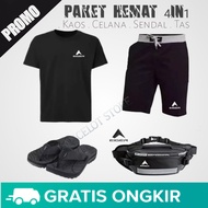 COD PAKET BAJU EIGER PRIA 1 SET CELANA PENDEK TAS SLEMPANG WAISTBAG SANDAL PRIA DEWASA / KAOS DISTRO