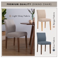 Alora Furniture - LADEE Solid Dining Chair (2pcs) / Fabric Eating Chair / Kerusi Makan / 餐椅