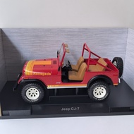 MCG 1/18 JEEP CJ-7 SUV JEEP Convertible Off-Road Vehicle Model Alloy Non-Opening Non-Steering Actual