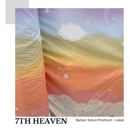 KAIN METERAN MOTIF 7TH HEAVEN
