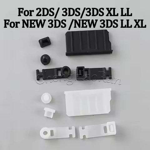 1Set For 3DS 2DS Silicone Anti-Dust Plug Earphone Jack Charging Dock Dust Proof Protector Cap For Ne