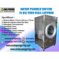 Mesin Pengering Pakaian Sistem Putar / Tumble Dryer Kap. 25 Kg Listrik