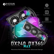 ID-COOLING DX240 MAX / DX360 MAX ARGB AIO Liquid CPU Cooler BLACK / WHITE