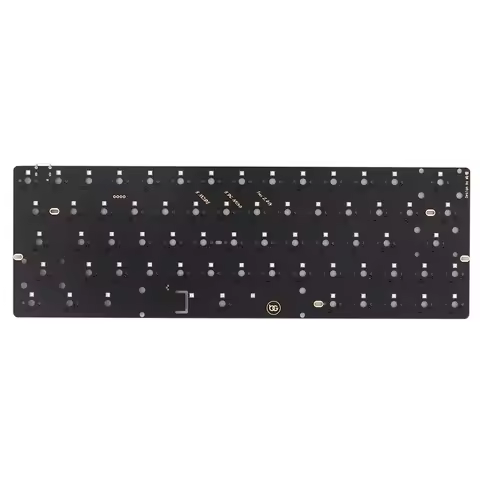 BG64M GH60 Hot swappable Custom Mechanical Keyboard PCB Three mode Bluetooth 2.4G Wireless type c rg