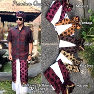New Kamen Saput Pakaian Adat Bali Pria Model Sarung Original