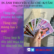 IN ẢNH 5x7 THEO YÊU CẦU 1K TẶNG ÉP PLASTIC KHÔNG VIỀN 2 MẶT