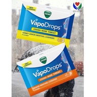 VICKS VAPODROPS HONEY LEMON LOZENGES 6'S