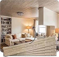 Foam Wood Ceiling Planks 39 in x 6 in Rustic Beige 96 Pack (156 sq.ft / case)
