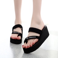 W03 Silang sandal Woman sandal Wedges high sandal murah ringan