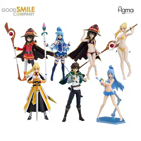 Good Smile Genuine figma God's Blessing on This Wonderful World! Aqua Kazuma Megumin Anime Action Fi