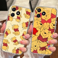 J-56 Winnie the Pooh Soft Case for Realme Note 60X C33 50 60 C53 C61 C35 C55 C51