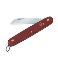VICTORINOX 瑞士維氏 園藝系列小刀 附鑰匙圈 全程瑞士製造好品質 3.9051 100mm 紅色 1個