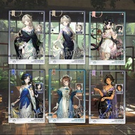 Reverse:1999 KeyChain Transparent Card Key Chain Women Beryl Bouanich Acrylic Key Ring Anjo Nala Pen