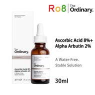 The Ordinary Ascorbic Acid 8% + Alpha Arbutin 2% 30ml  เซรั่ม สกินแคร์ ออดินารี่ เซรั่มและทรีทเมนต์