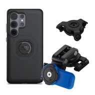 Quad Lock Motorcycle Brake Reservoir Mount Phone Kit with Vibration Dampener and Galaxy MAG Case