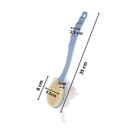 PTT Sikat Mandi Dua Sisi Spon Bulu Lembut Gagang Panjang Sikat Gosok Punggung