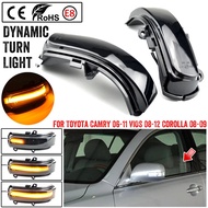 {djtgfju} 2x Amber Yellow LED Dynamic Turn Signal Light Side Rear View Mirror Indicator Blinker Sequ