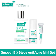 Smooth E 3 Steps Anti Acne Set ดูแลปัญหาสิว ครบจบ ใน 3 ขั้นตอน