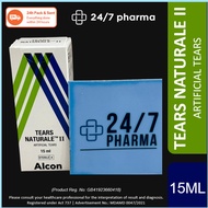 [EXP 06/2026] Alcon Tears Naturale II 15ml Tear Naturalle 2 Artificial Eye Drop Drops Titis Mata 爱尔康