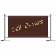 Xuxuan Stainless Steel Advertising Enclosure Paint Barrier Clear Handle Coffee Shop Airport 1.0m Lin