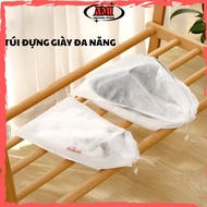 AMI white non-woven multi-purpose shoe bag (instructions for drawstring bag, at product VIDEO)