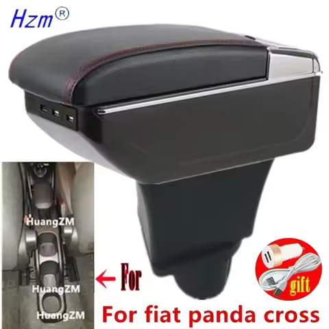 For fiat panda cross 4x4 Armrest Box For fiat panda cross 4x4 Car Armrest box Interior parts Center 