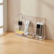 Acrylic Wall-Mounted Organizer for TV, Aircon, and Phone Remotes