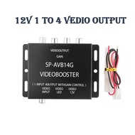 RCA VIDEO SPLITER AMPLIFIER BOOSTER 1 INTO 4 OUTPUT VIDEO