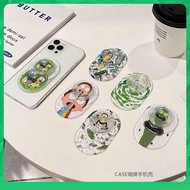 popsocket magsafe popsocket 【MagSafe Series】Rick and Morty snap magnetic mobile phone airbag folding telescopic stand cushion cover